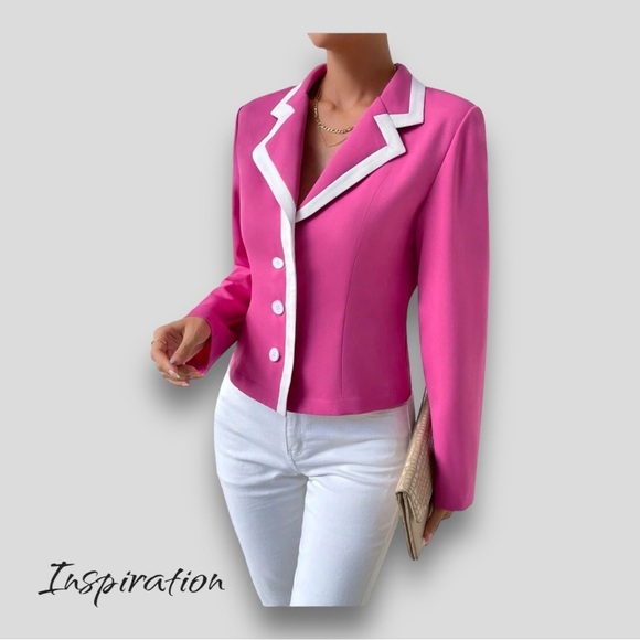 Kasper women’s pink blazer Barbiecore size 6 - Picture 1 of 10